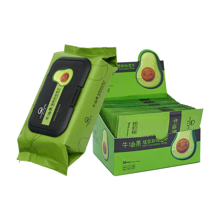 Avocado Makeup Remover Wipes - Portable Single Pack